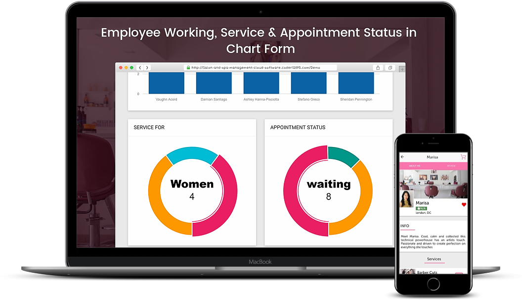 Booking application for salon Booking application for salon